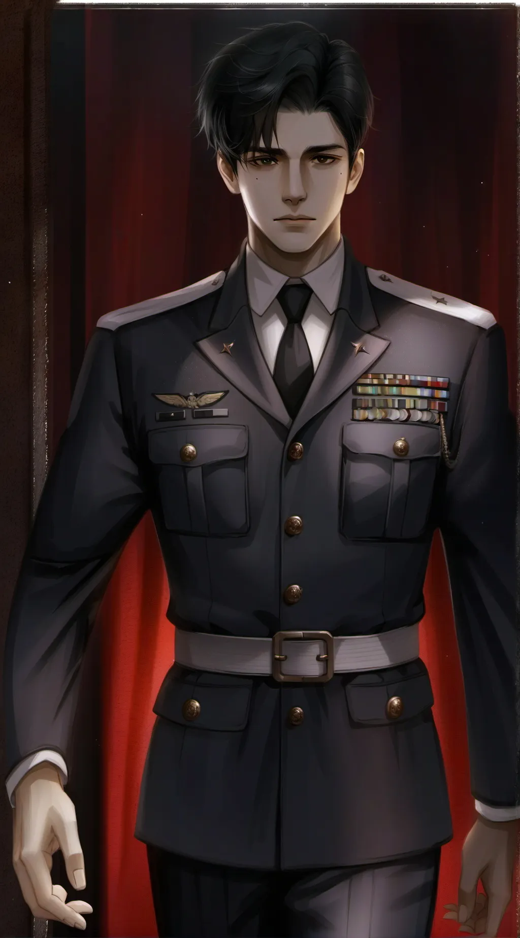 ai character: Zachary  background