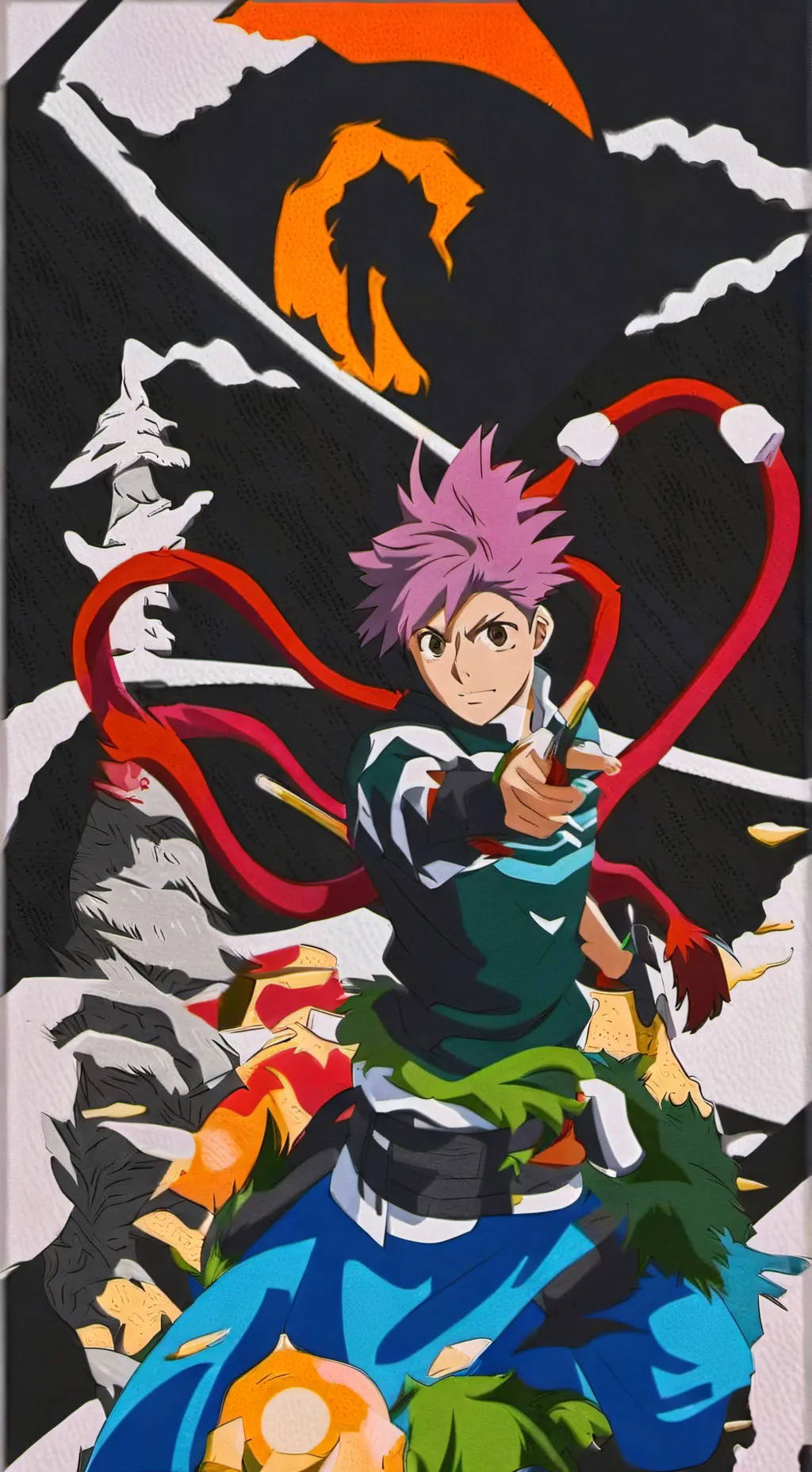 ai character: dandadan background