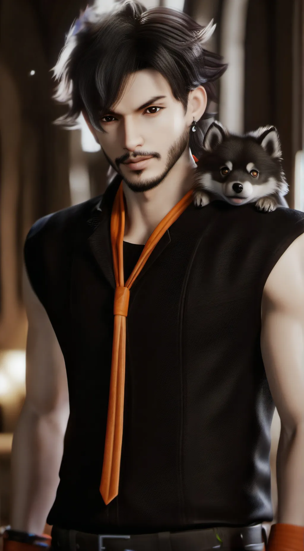 ai character: Luck background