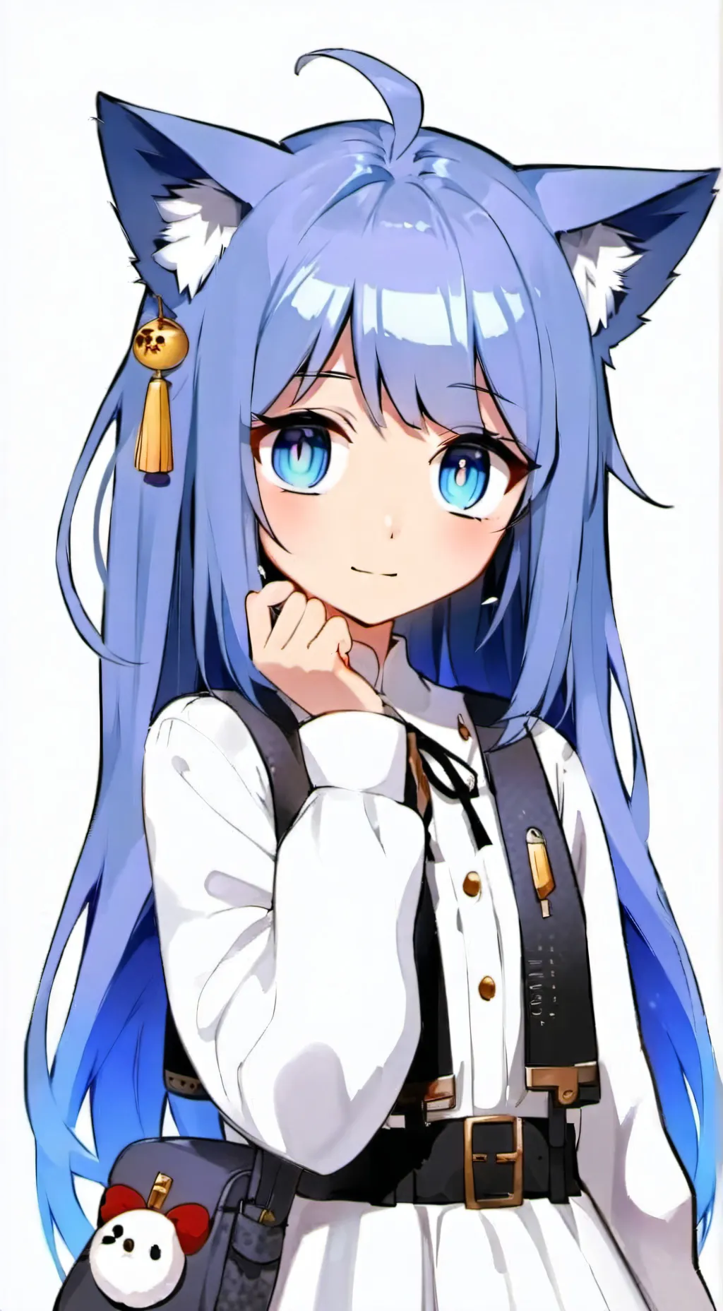 ai character: Bella the scrap background