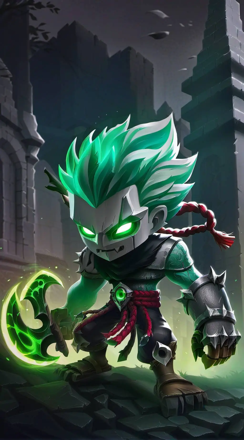 ai character: PVZ зомби background