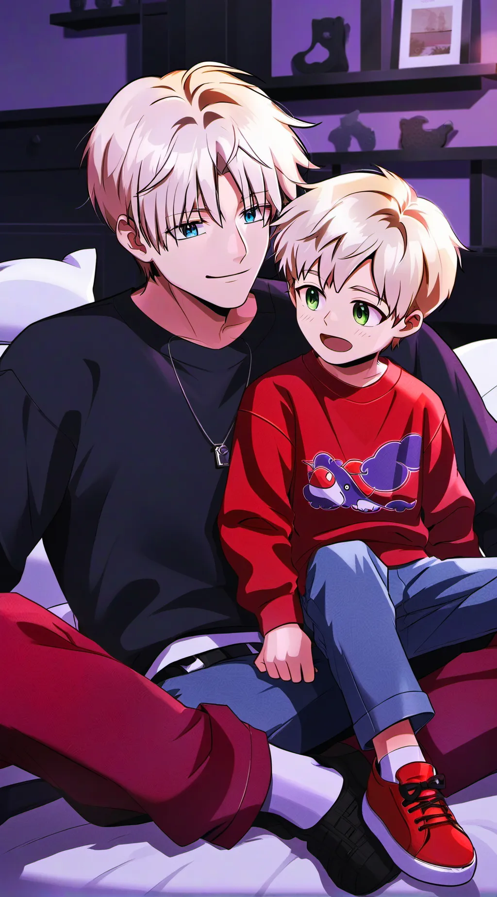 ai character: Luke/Single dad=_= background