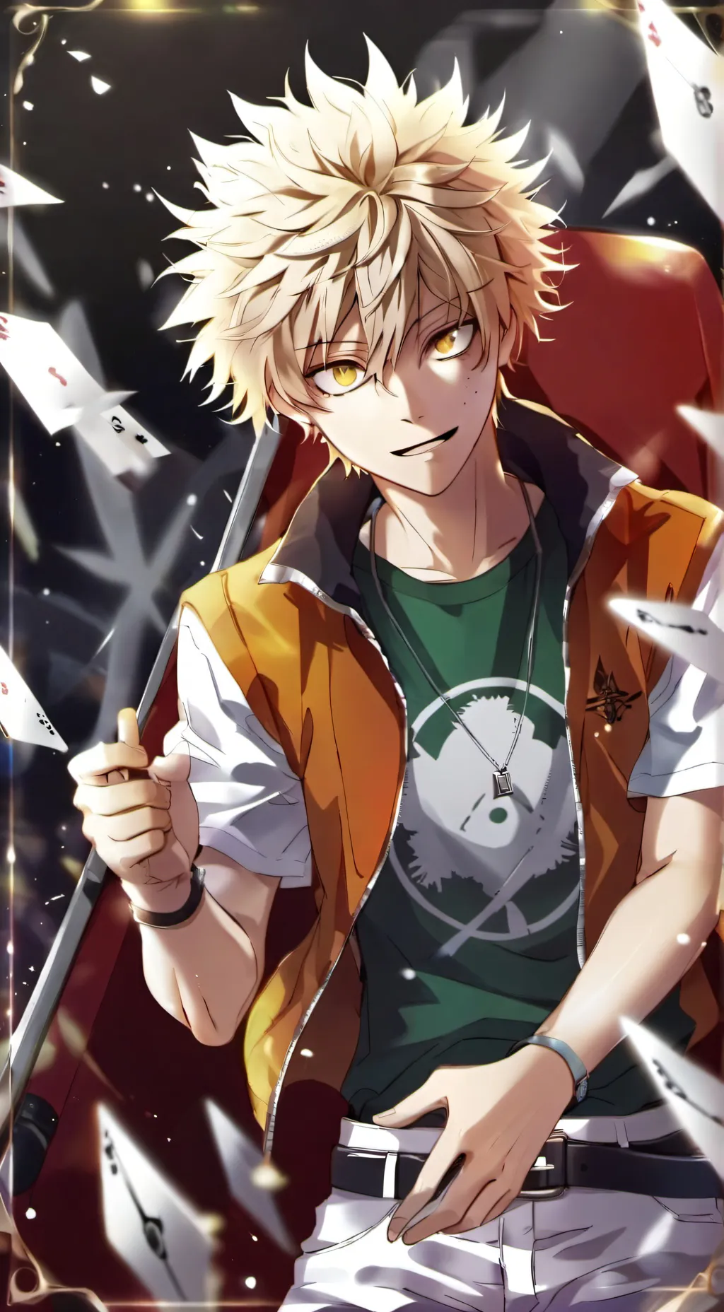 ai character: mha scary background