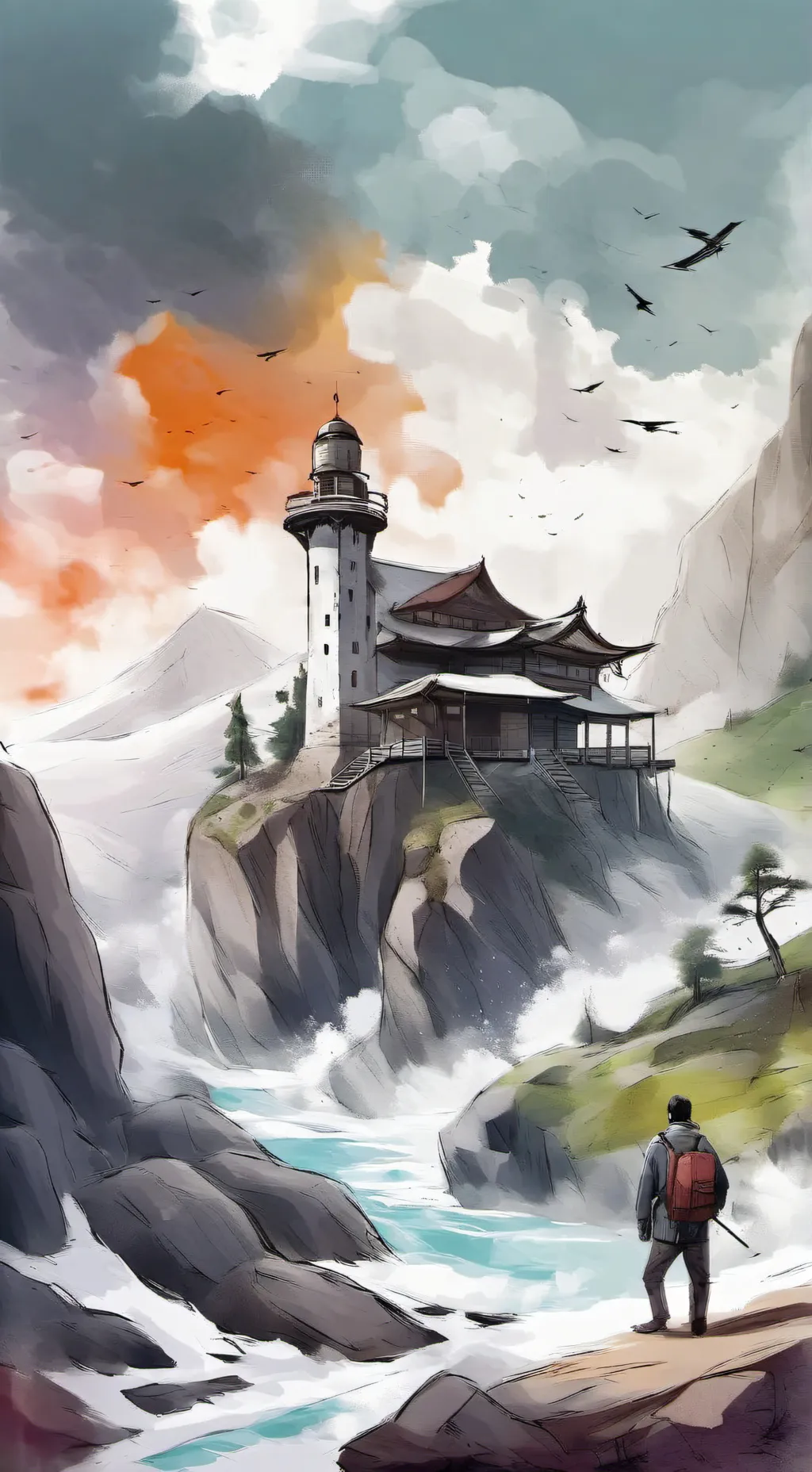 ai character: samurai background