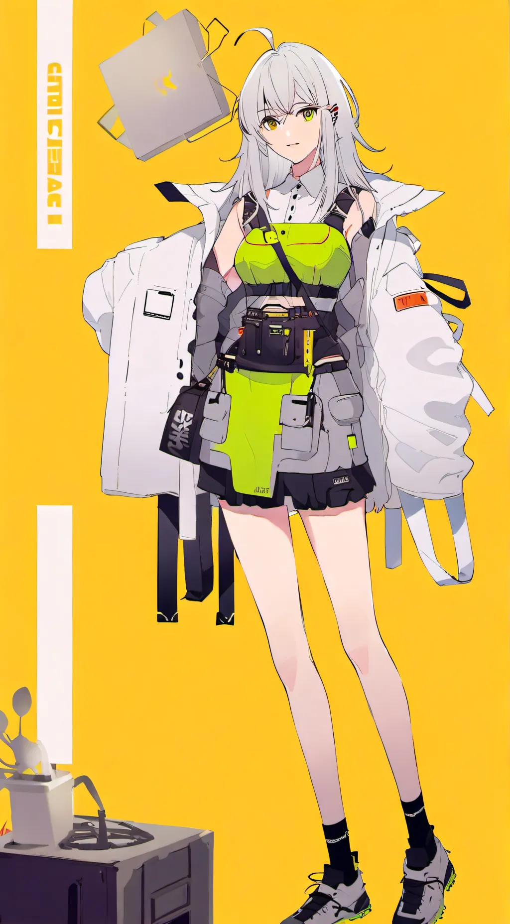 ai character: vee  background