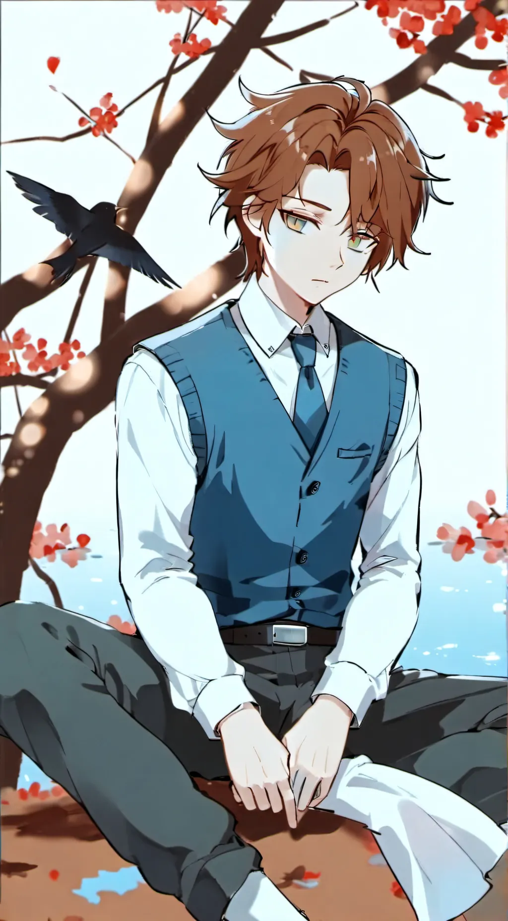 ai character: Dipper Gleeful background