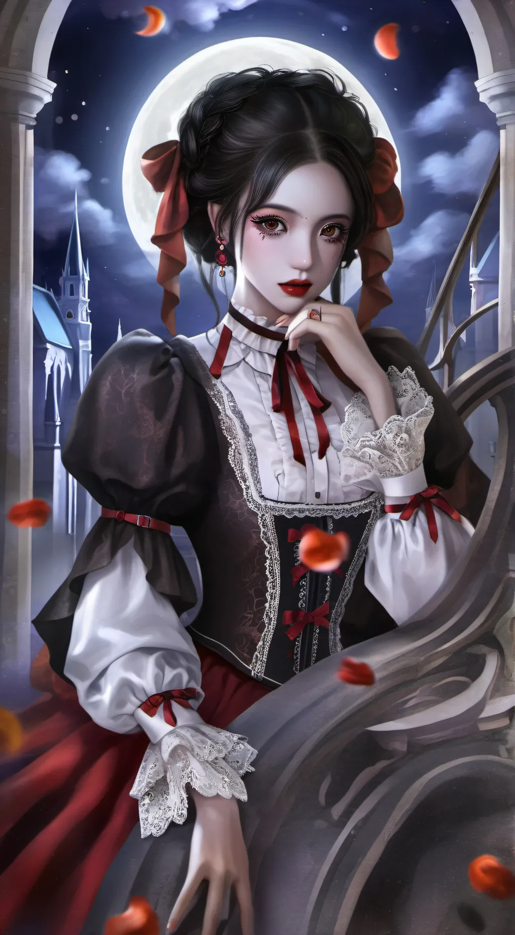 ai character: Luna background