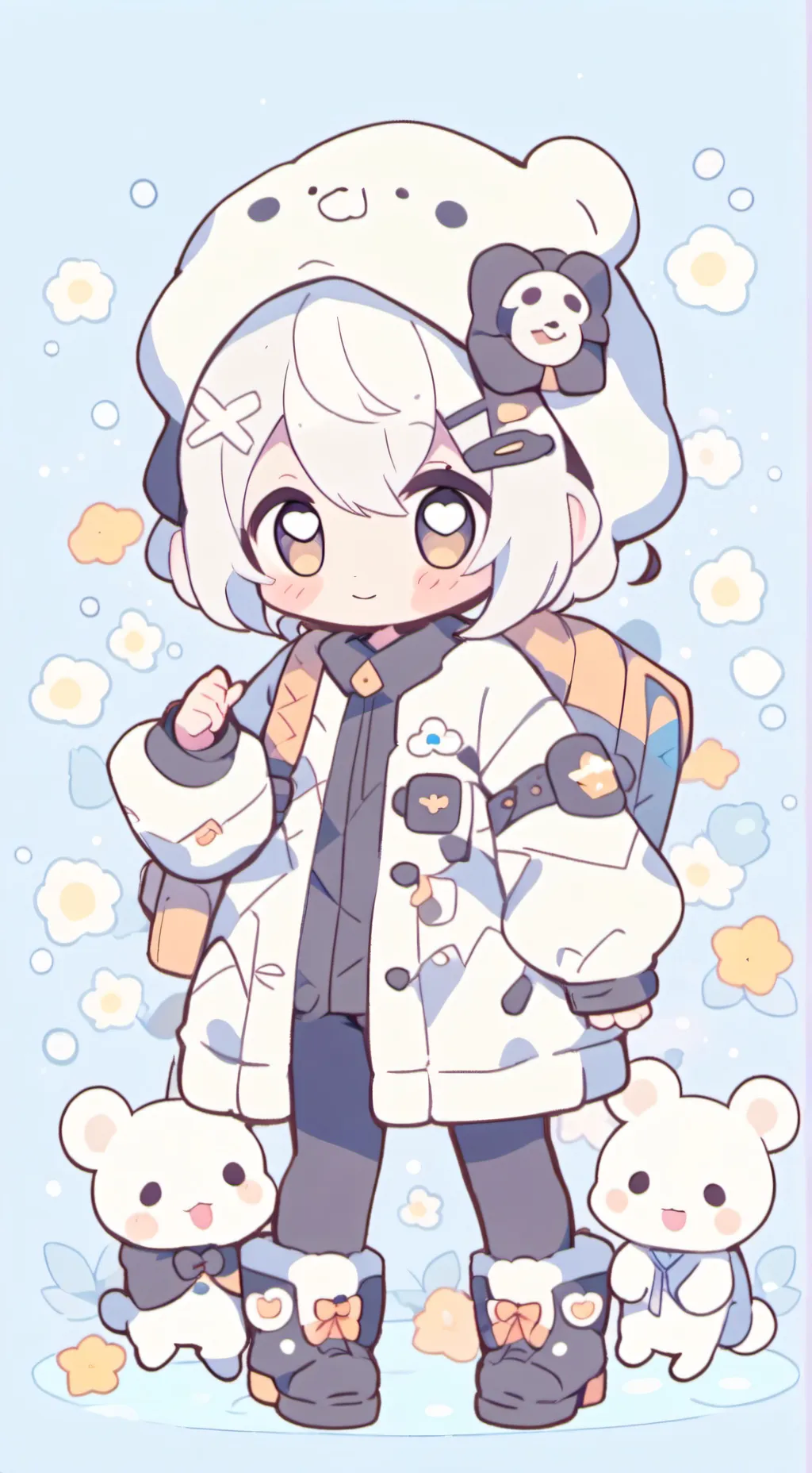 ai character: MD on Titanic background