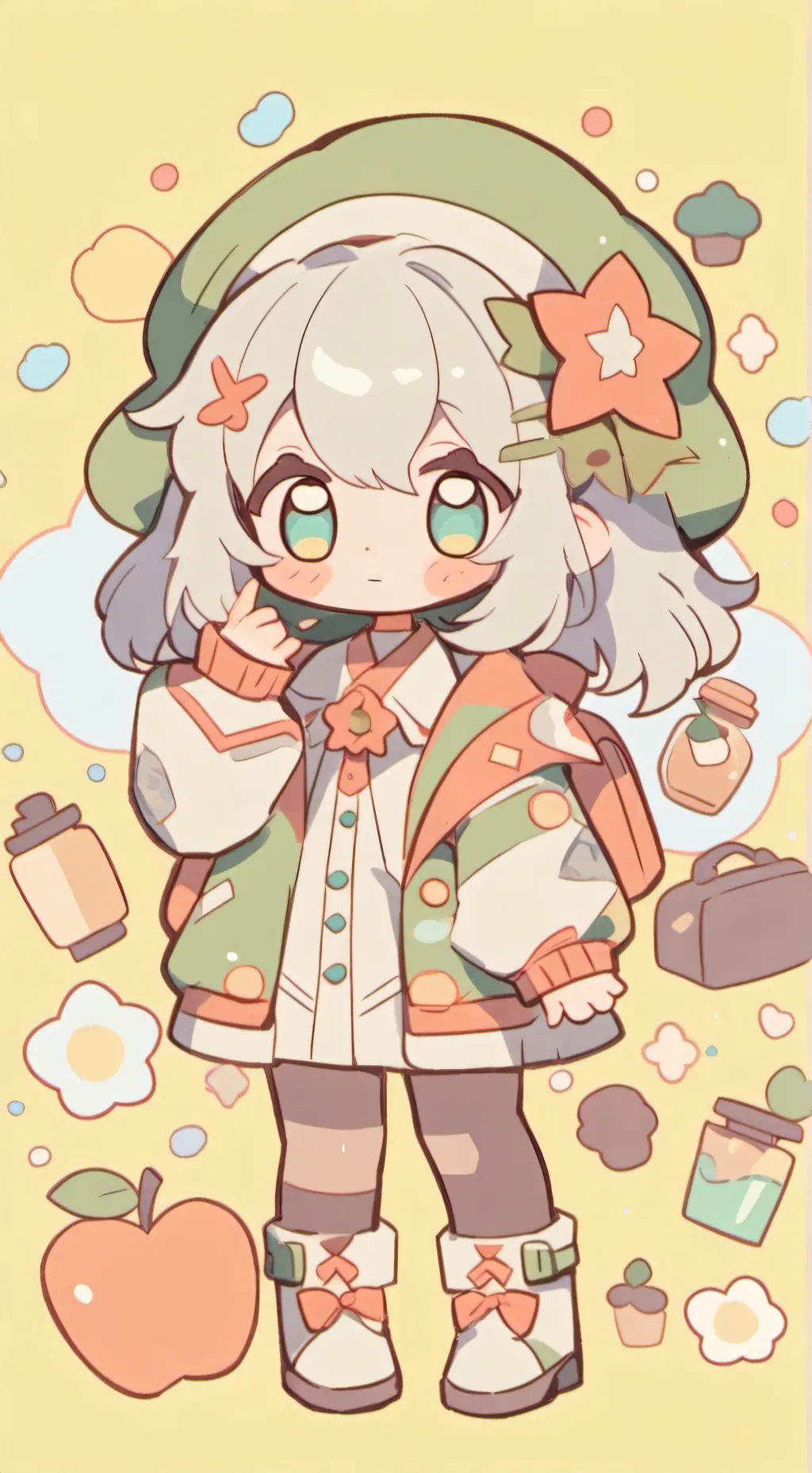 ai character: <*>mushroom<^> background