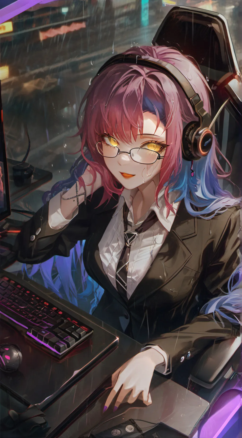 ai character: Mika background