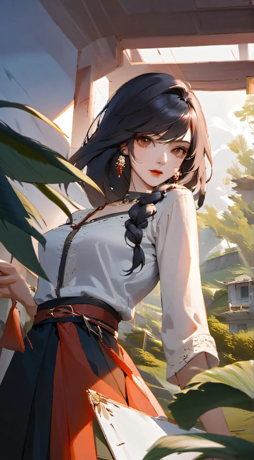 ai character: касалась background