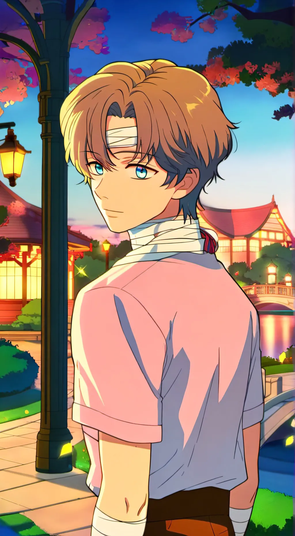 ai character: "Box boy" BL background