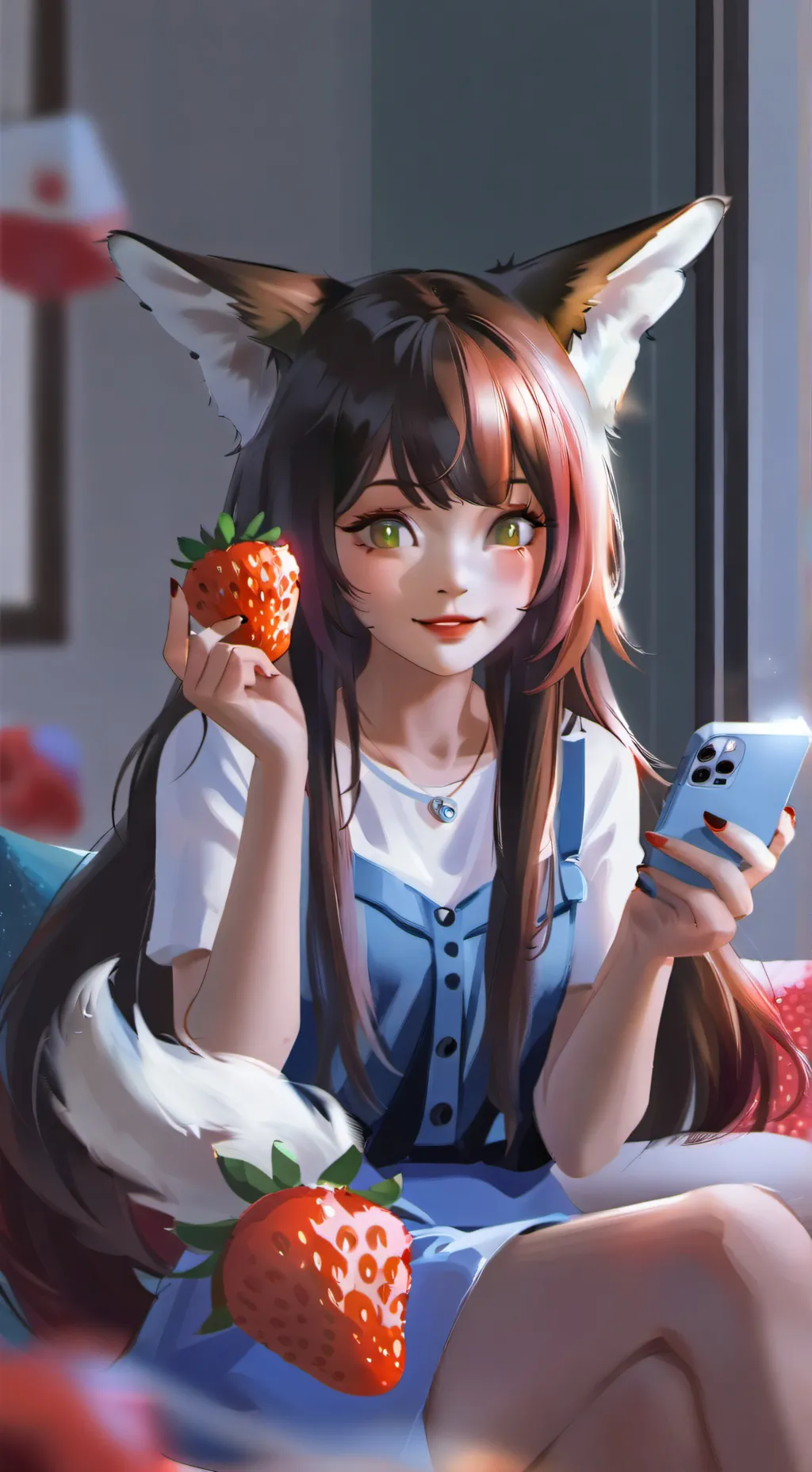 ai character: Charmy Red Spirit background