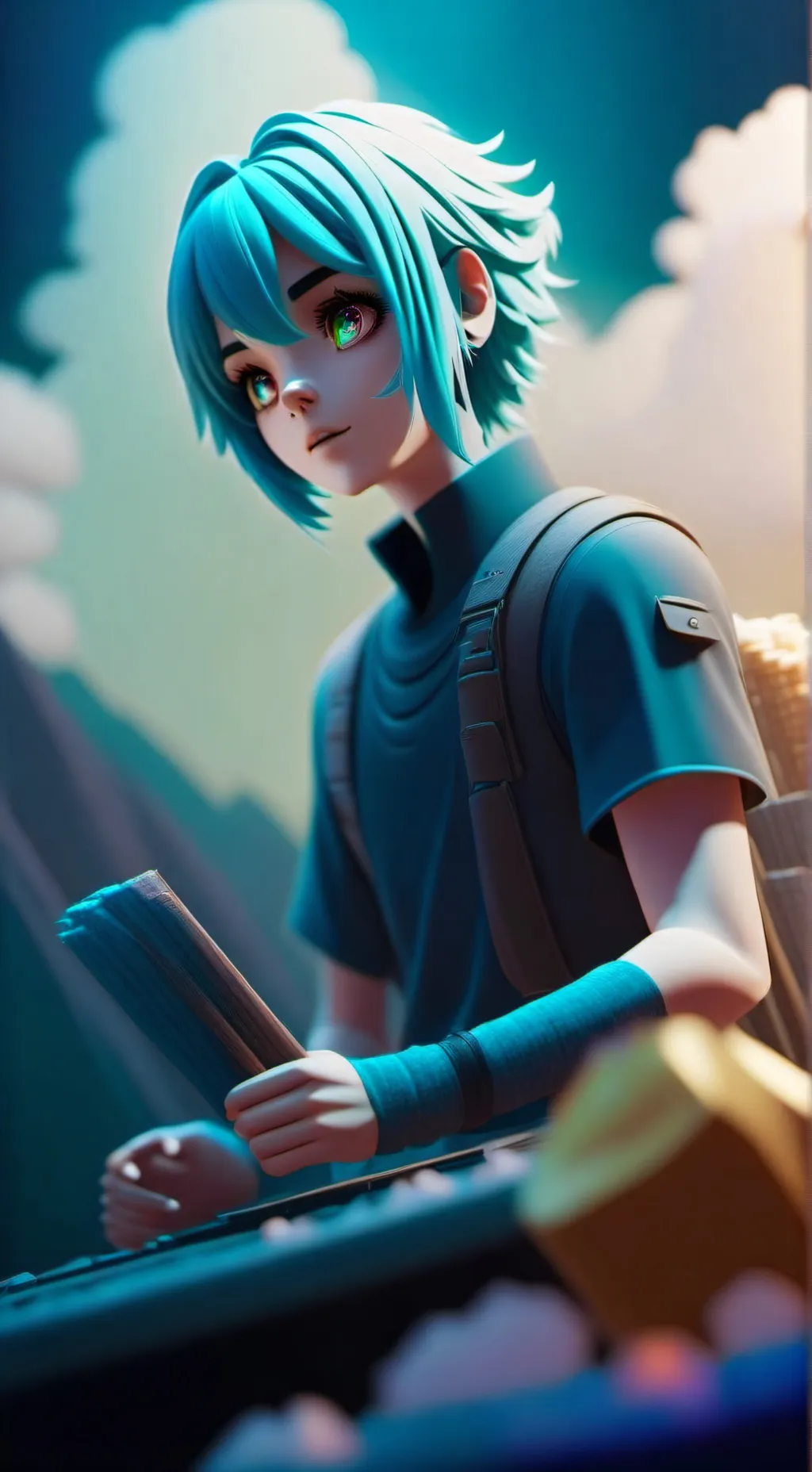 ai character: asher background