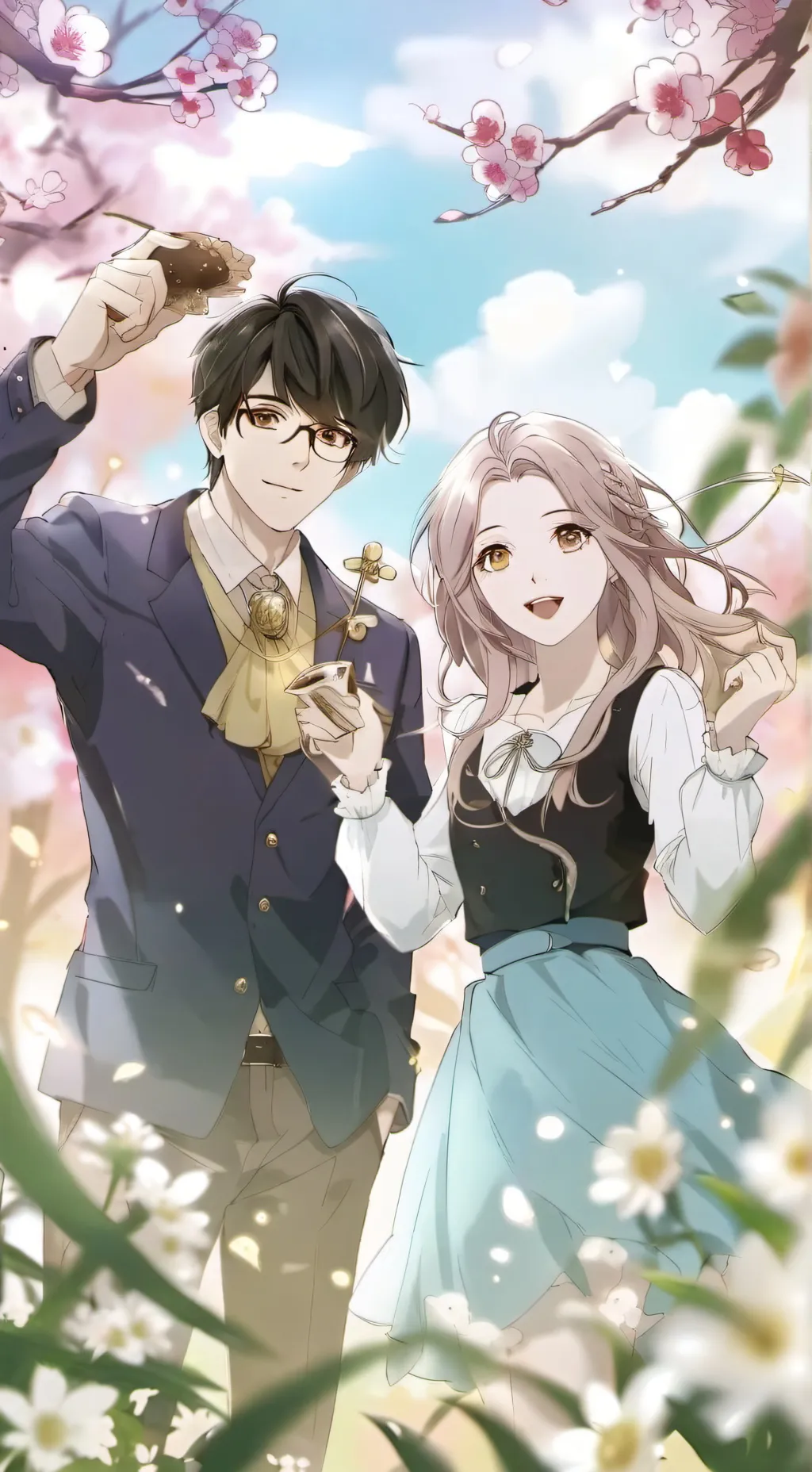 ai character: shinobu and nezuko background