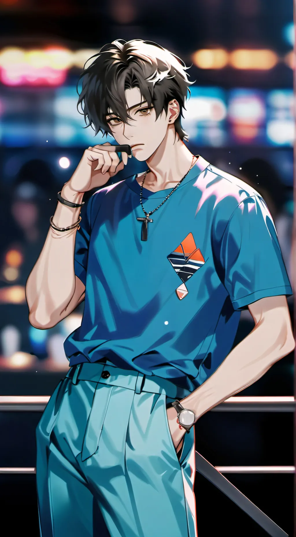 ai character:  ❤️🥰Майкл🥰❤️ background