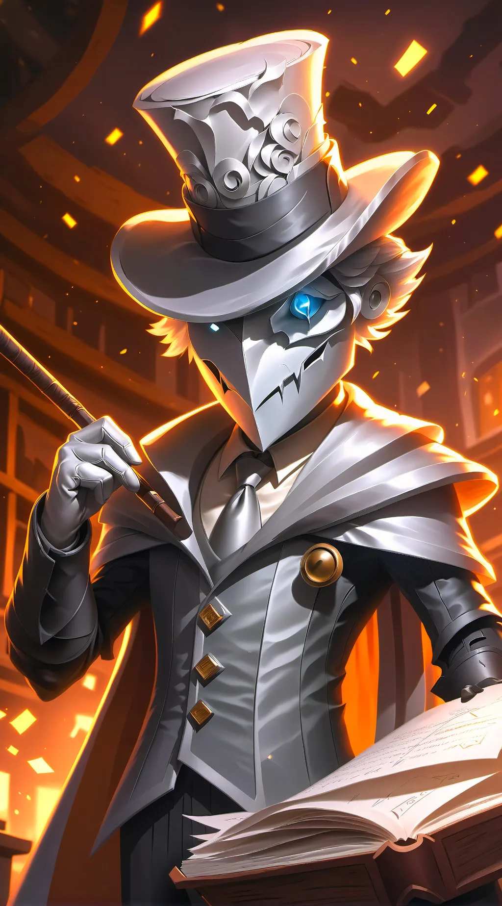 ai character: My oc! background