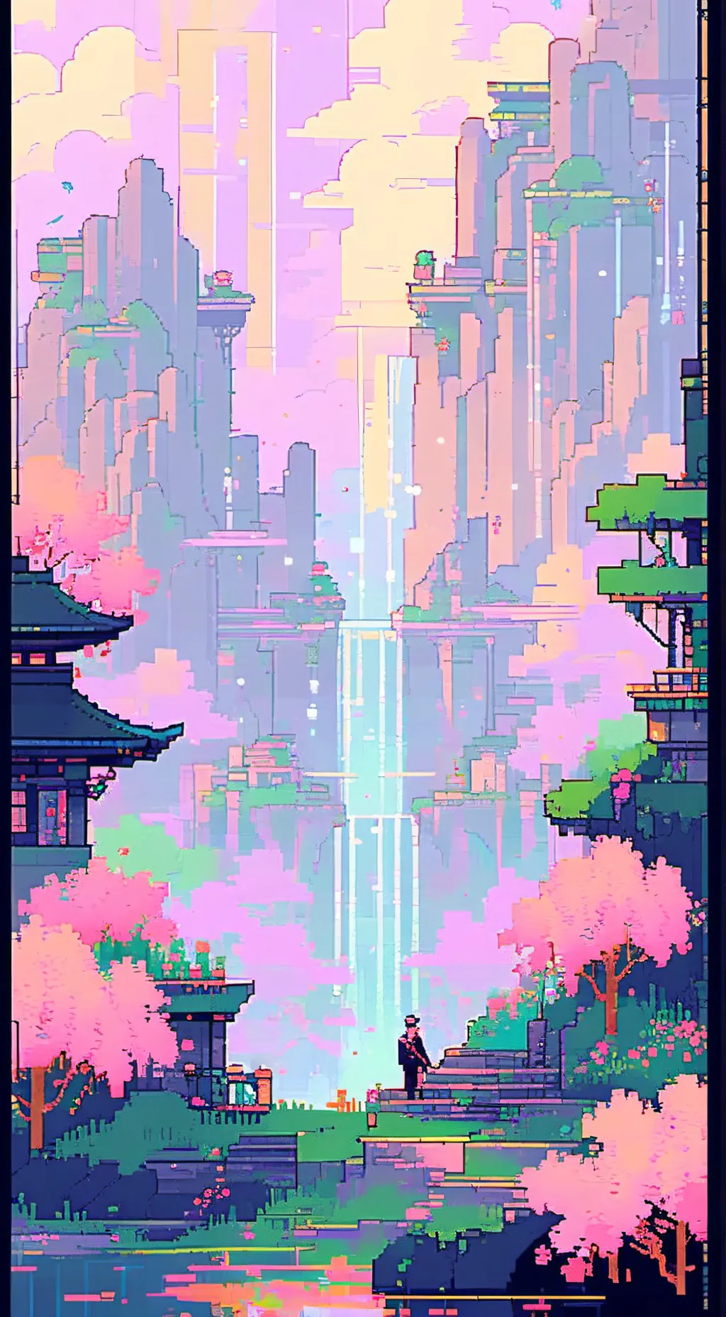 ai character: coal x pebble background