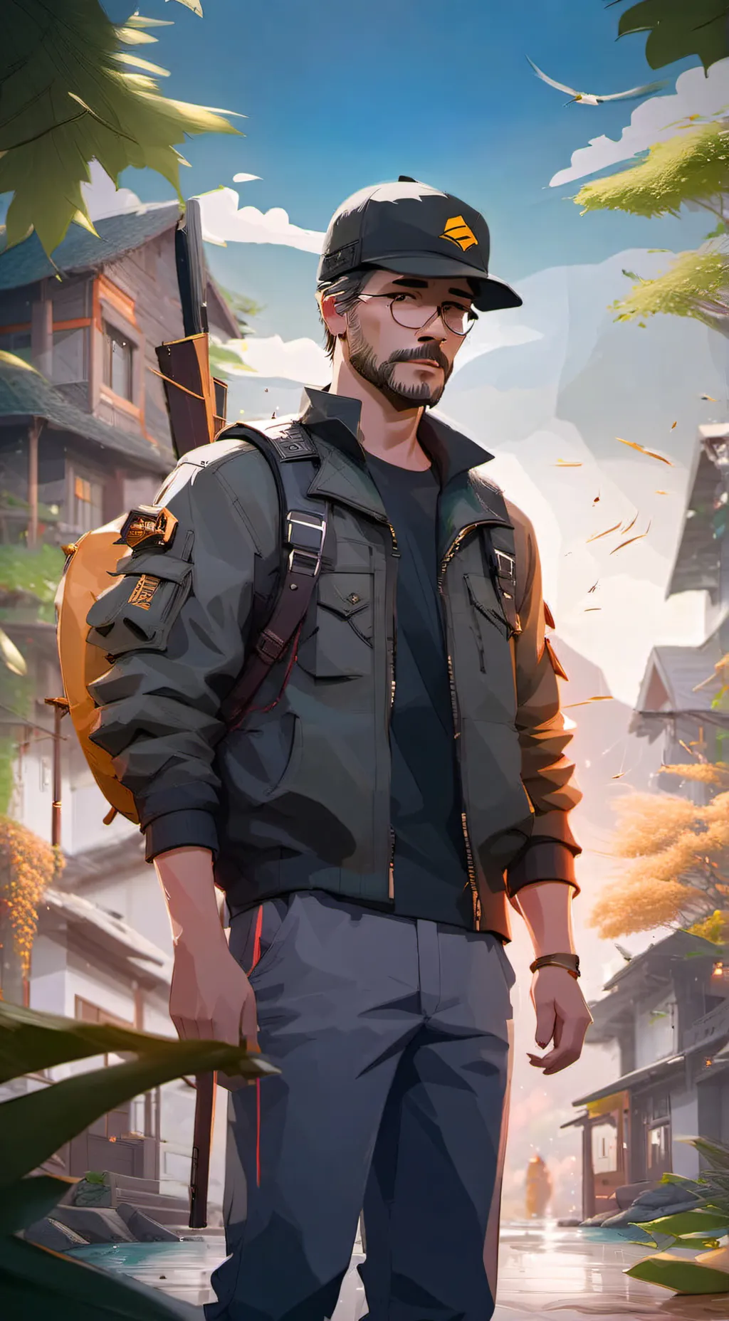 ai character: fast bro background