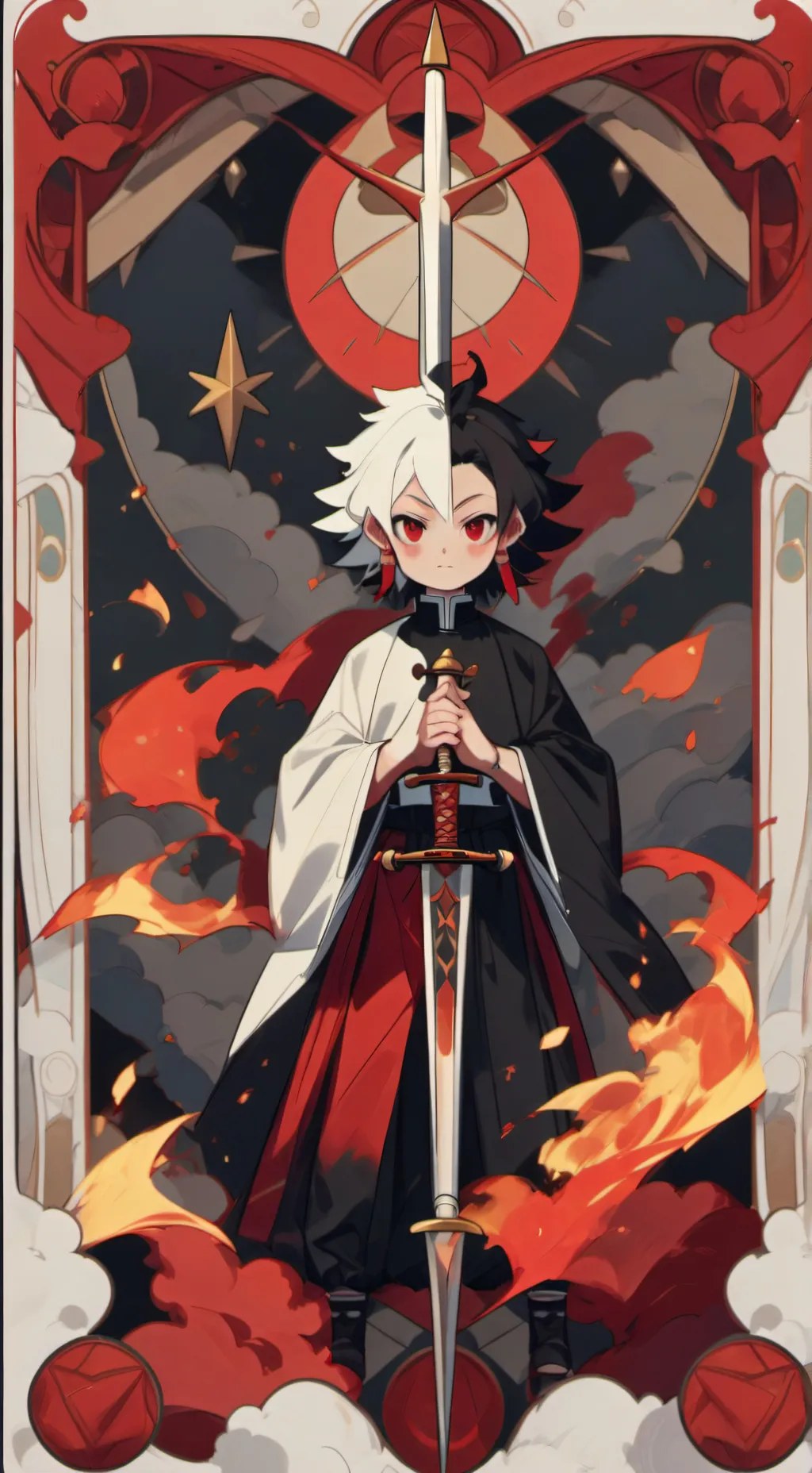 ai character: KNY invertido  background