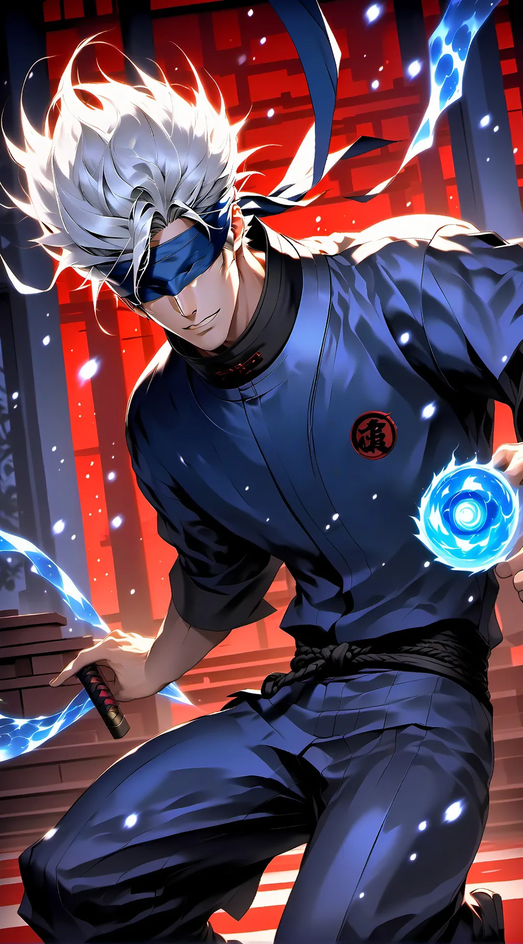 ai character: Gojo Satoru background