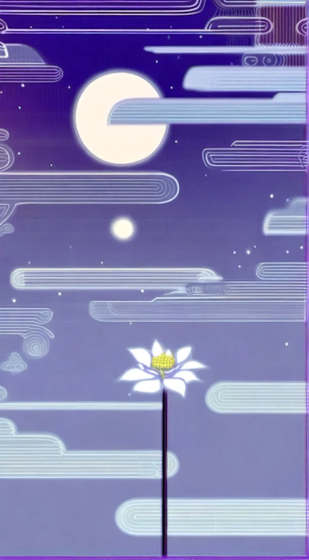 ai character: moonflower background