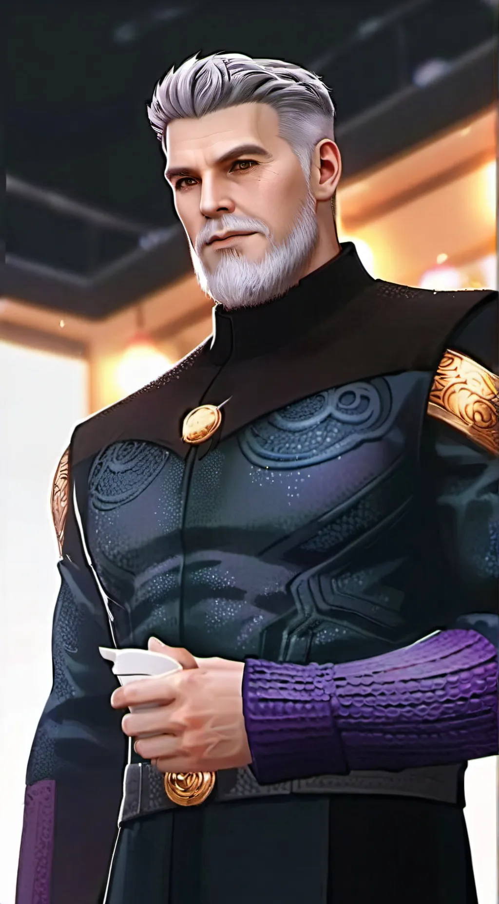 ai character: Thanos background