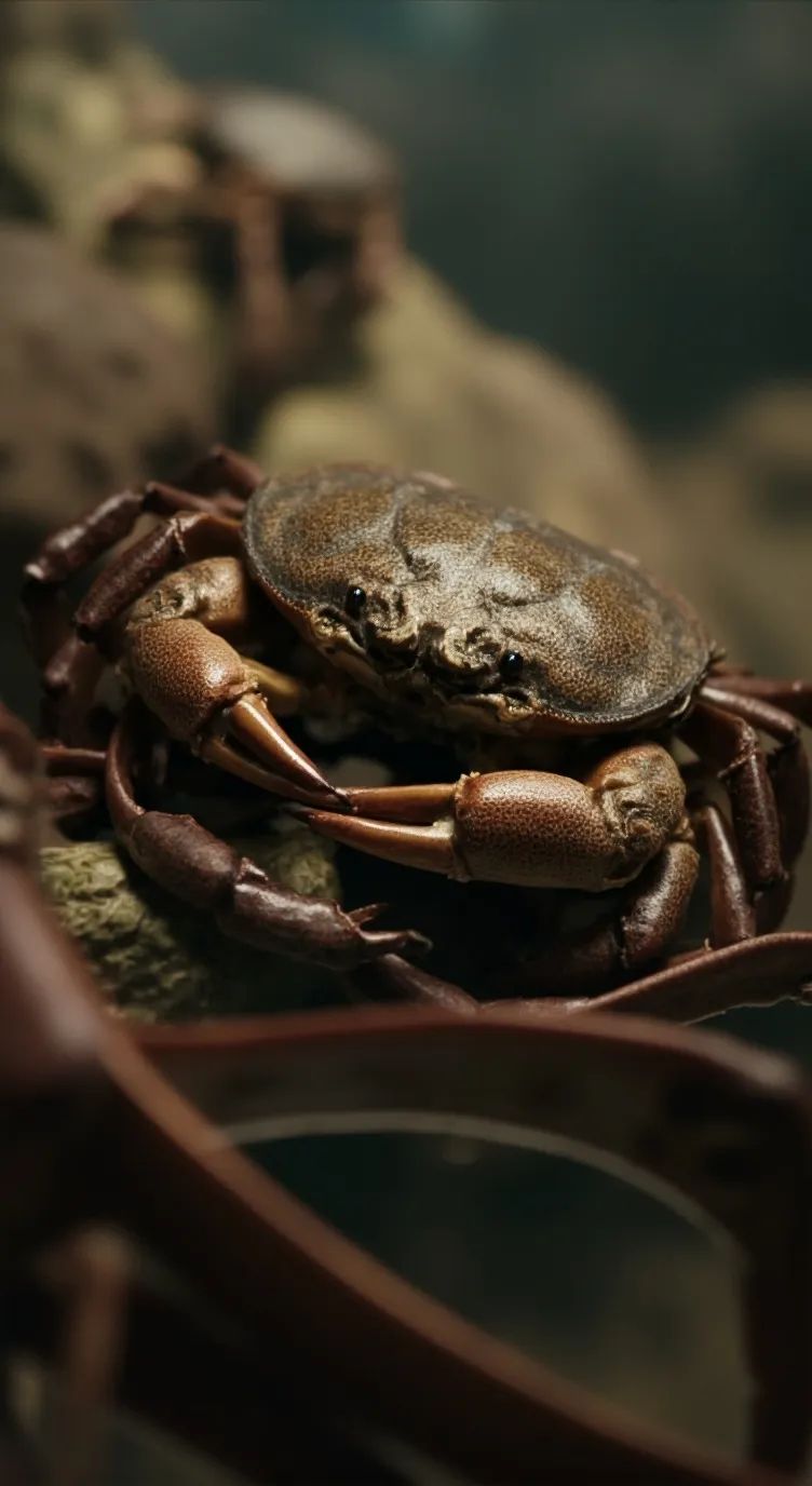 ai character: crab background