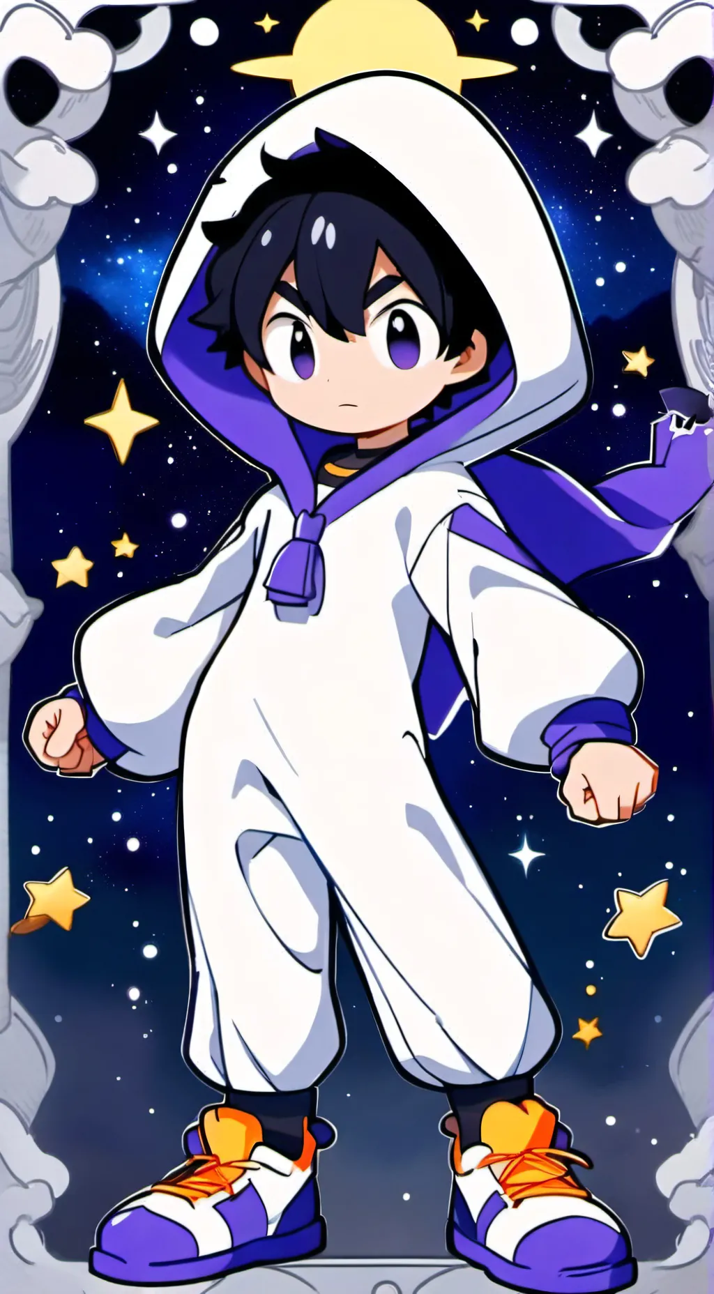 ai character: moonfashion. background