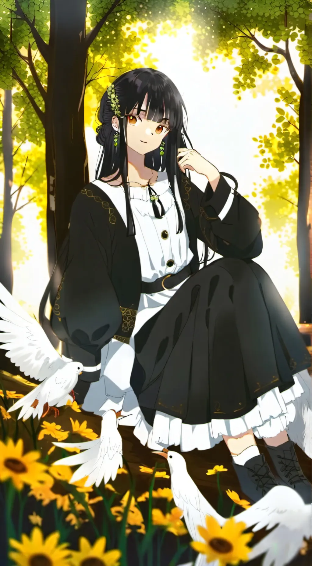 ai character: Saeko background