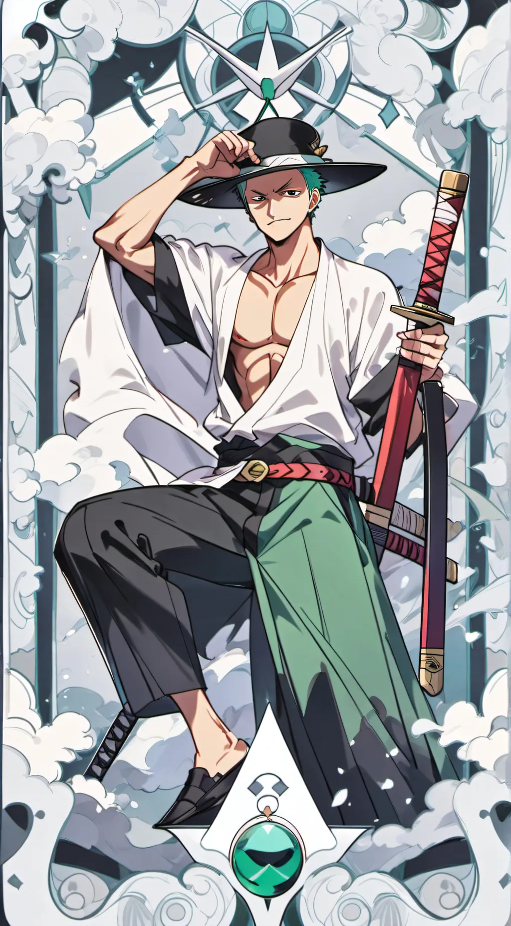 ai character: OP (one piece) background