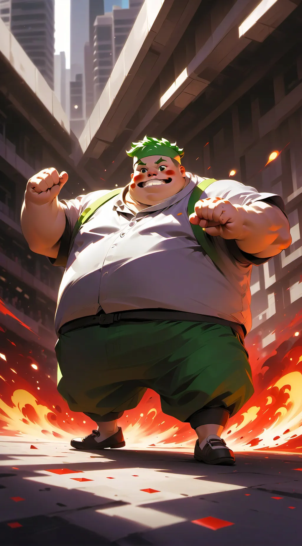 ai character: big boy mafaka background