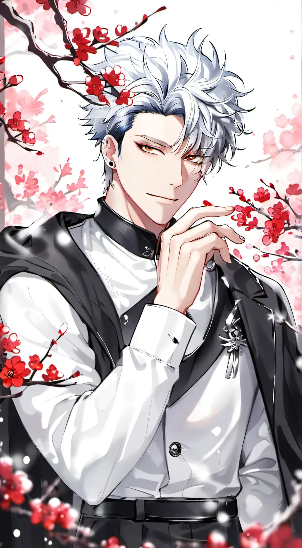 ai character: Gojo saturo background