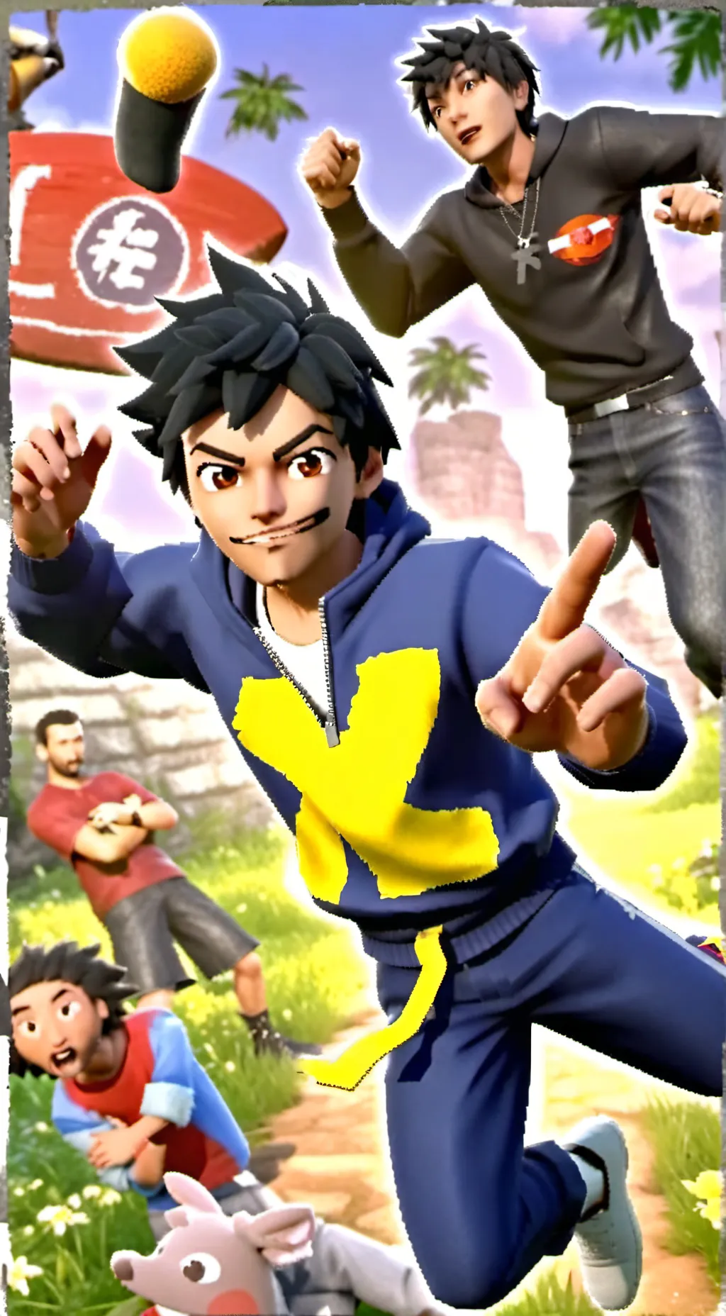 ai character: Justin background