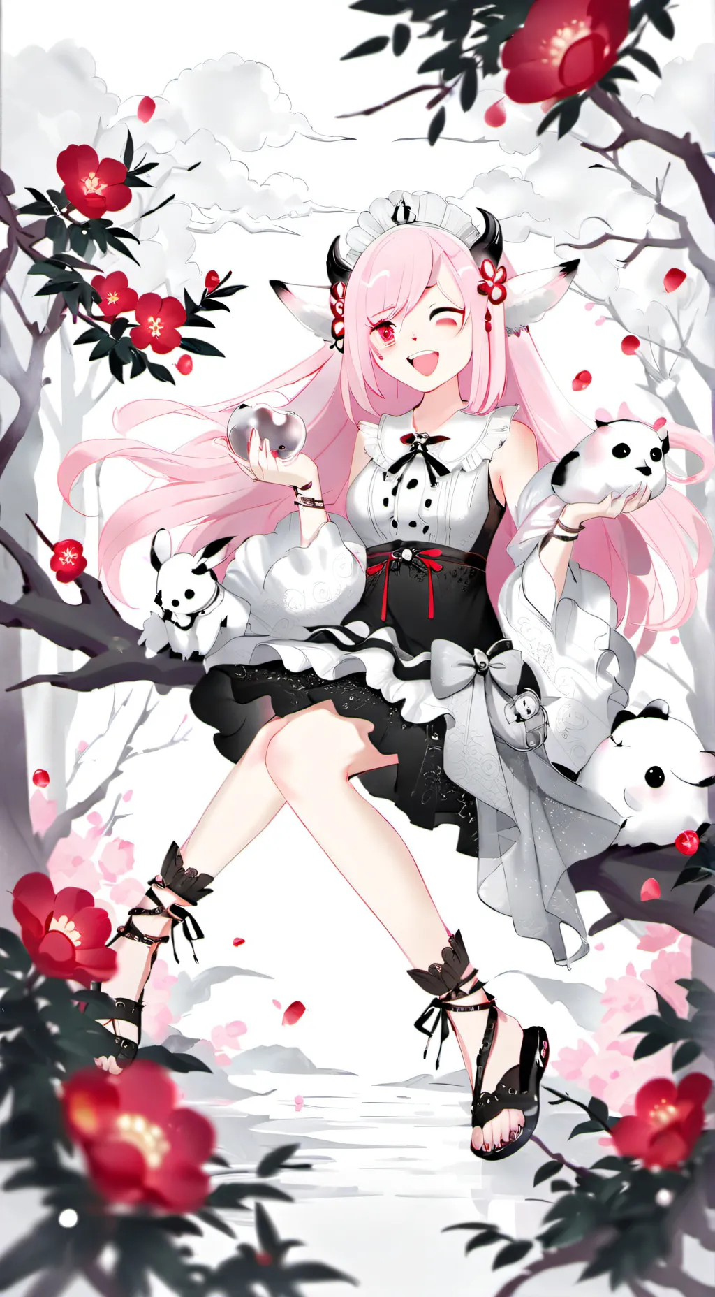 ai character: The problem 😌😇 background