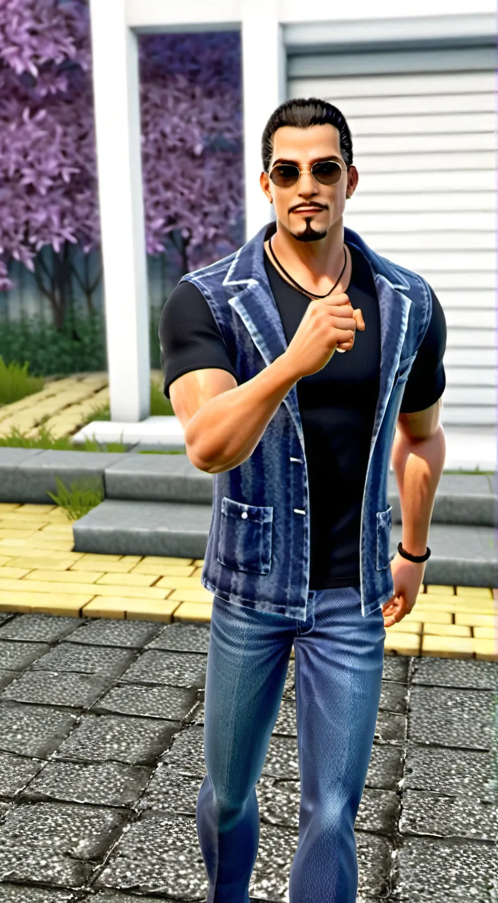 ai character: Братик background