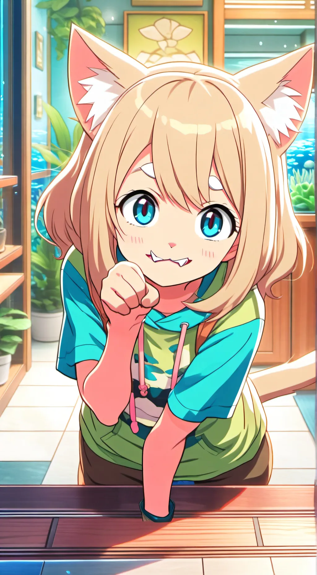 ai character: Misty the Whiskered Sprite background