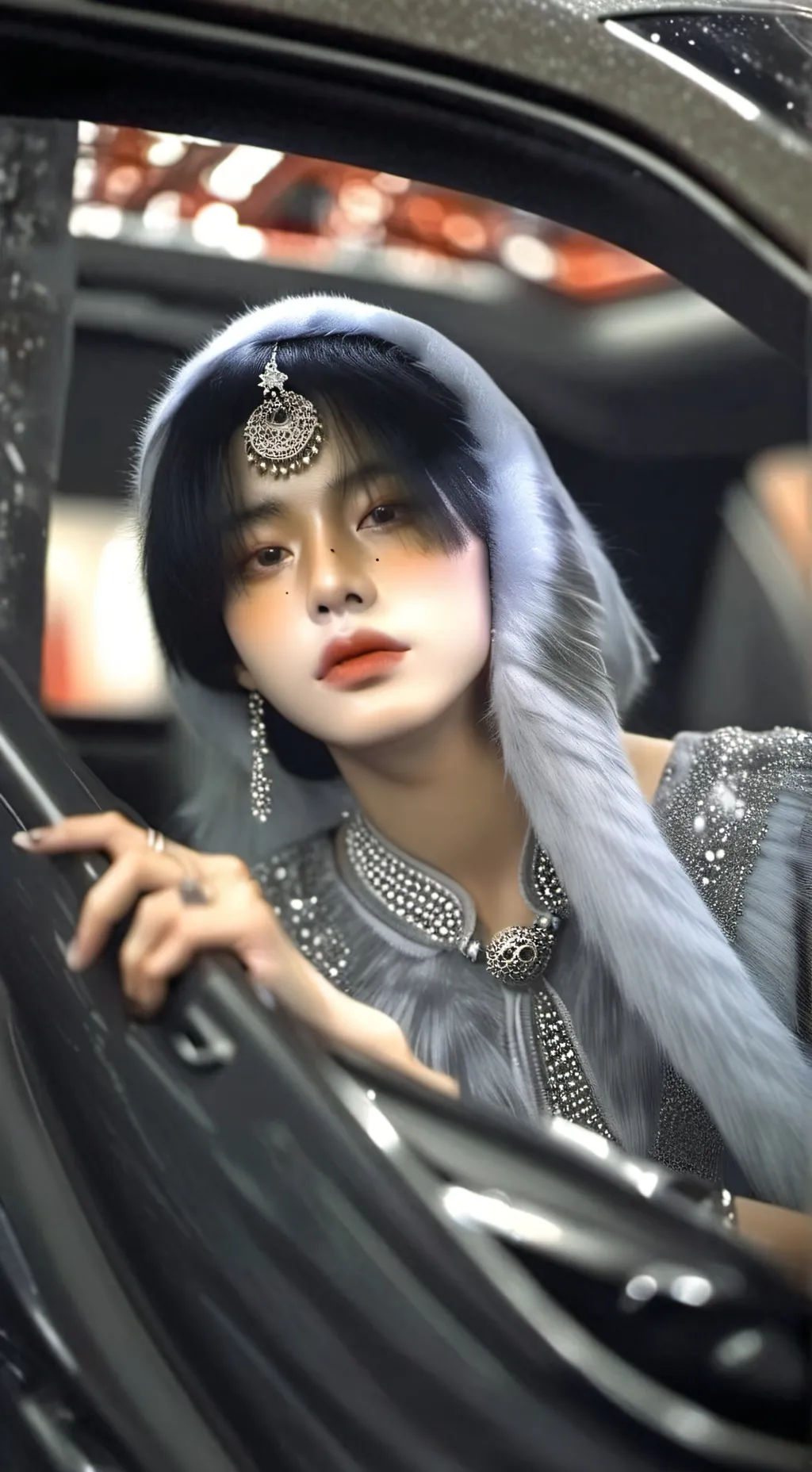 ai character: hjunjin  background