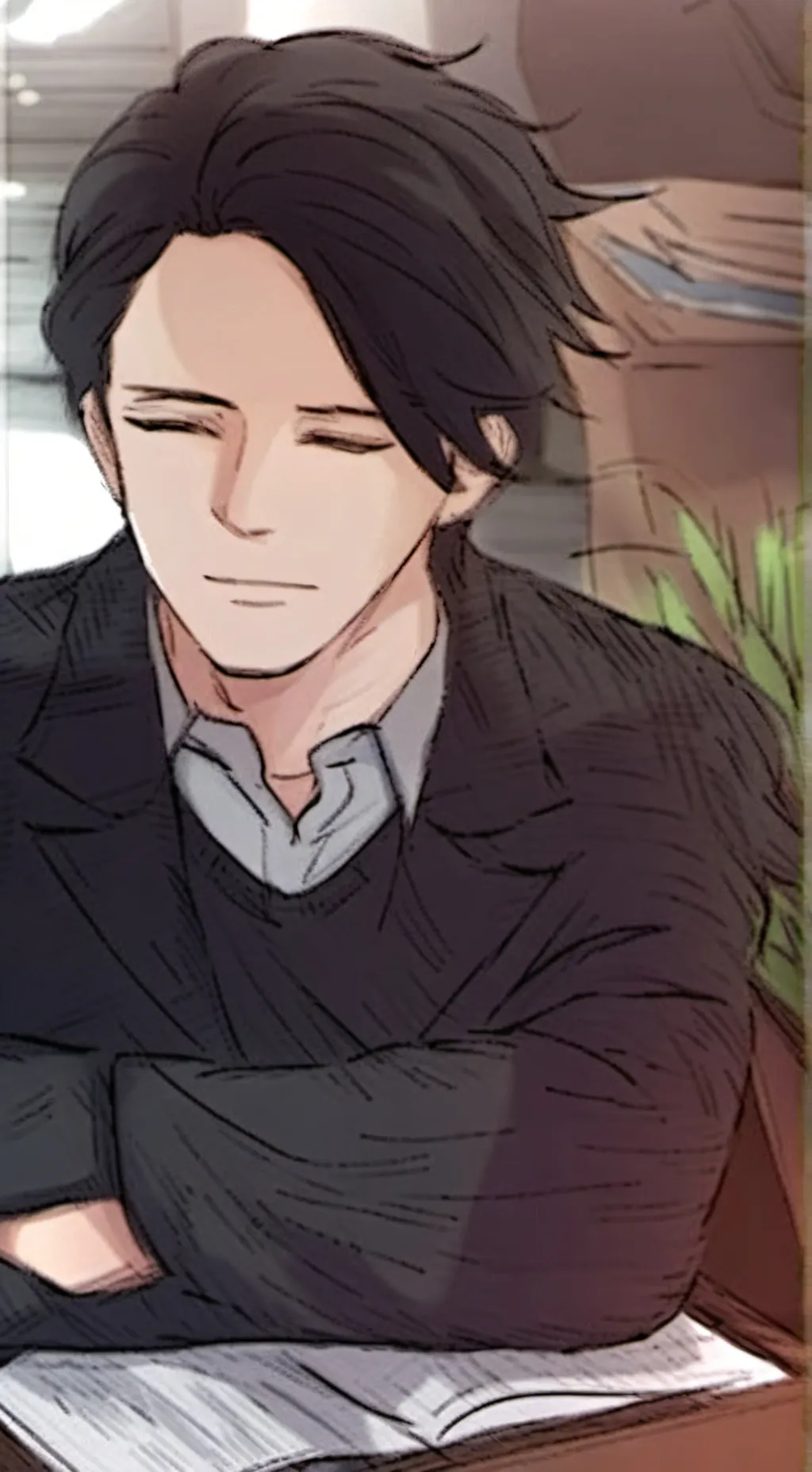 ai character: Aizawa x Telepath  background