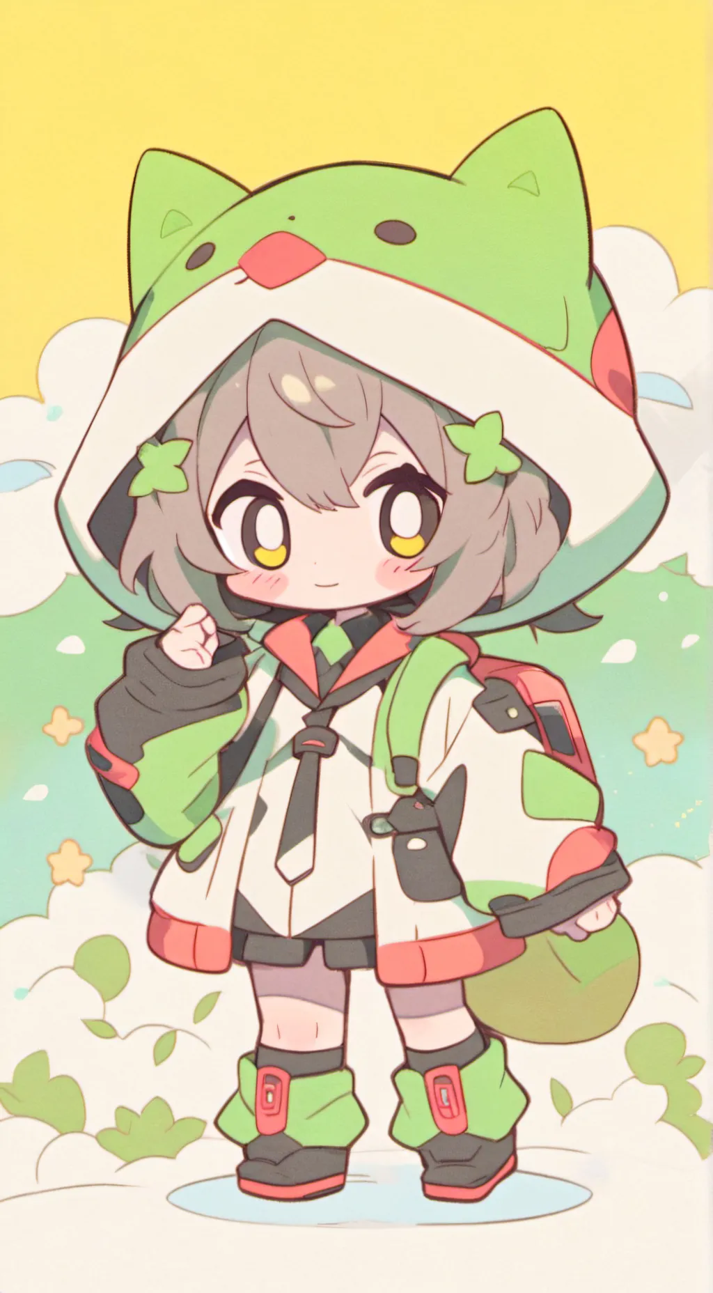 ai character: this is a chibi background