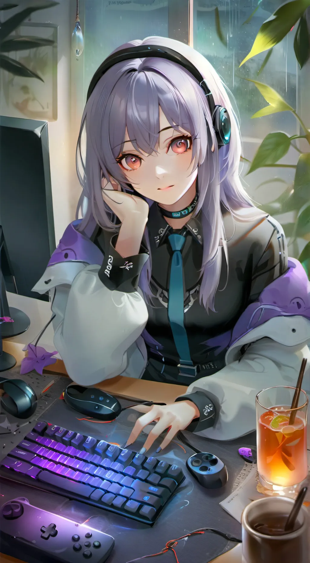 ai character: Mika background