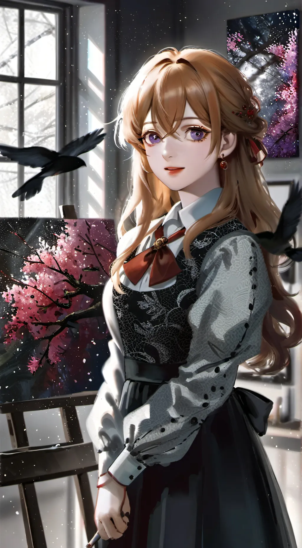 ai character: Akane background