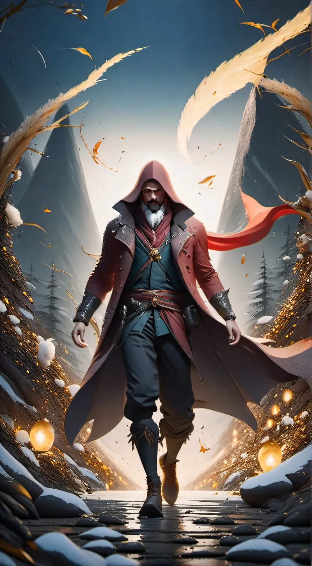 ai character: poco a poco un background