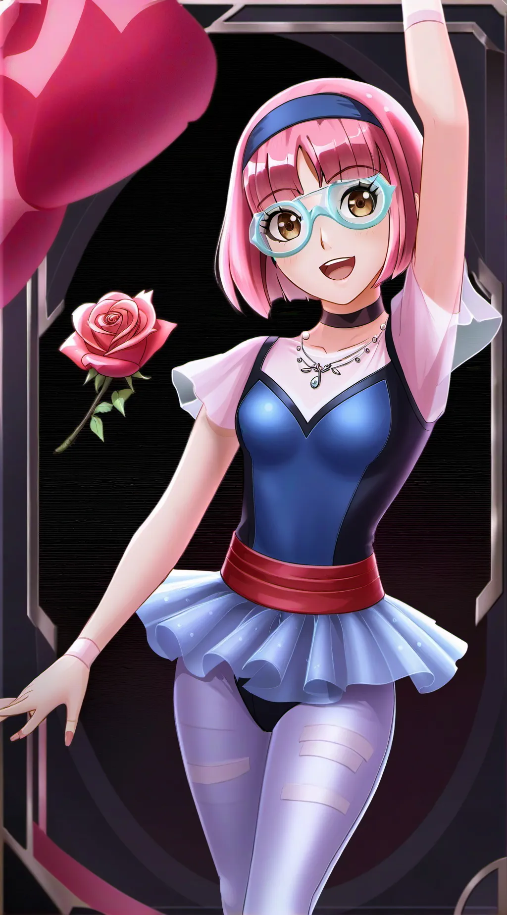 ai character: Ciber Tutu background