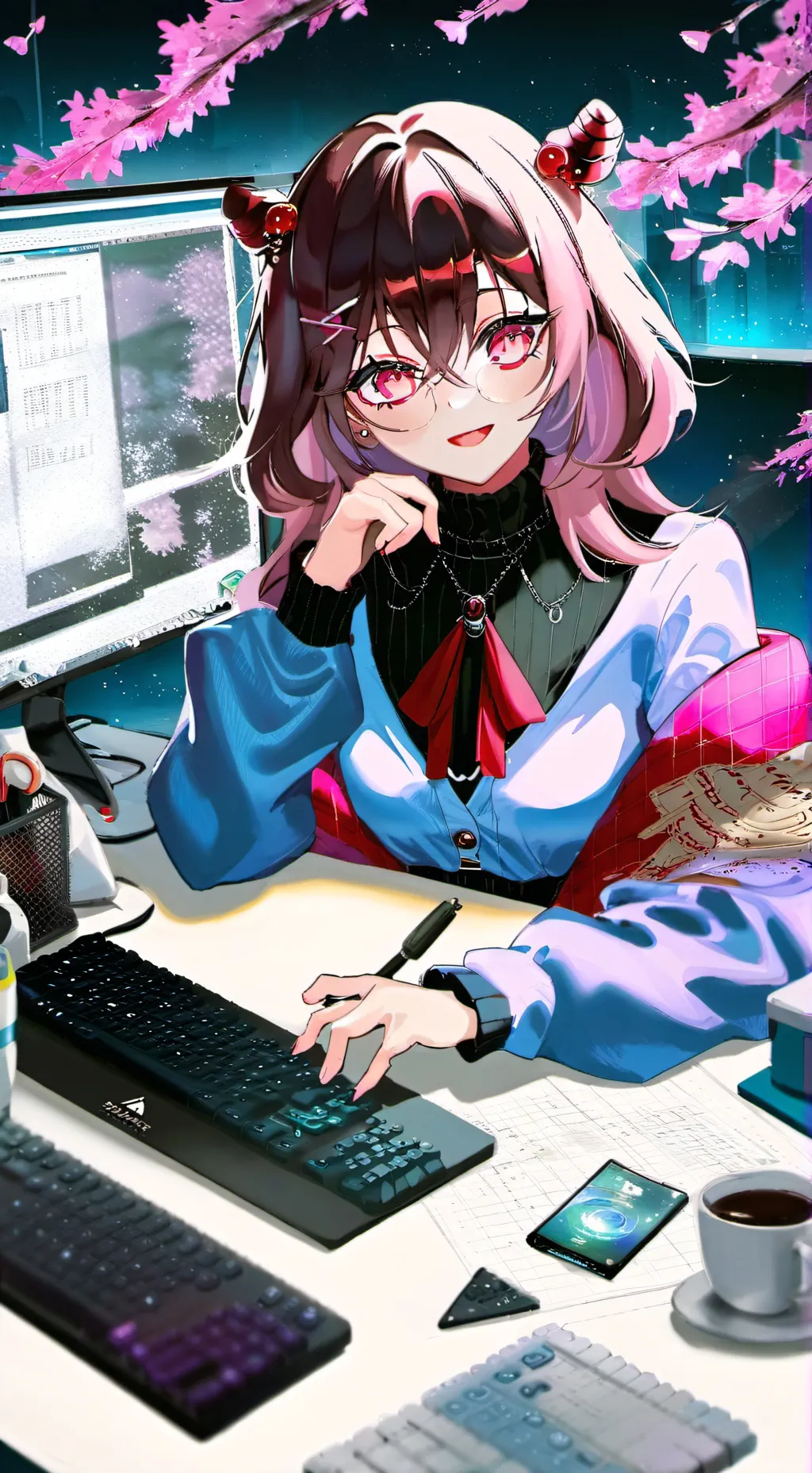 ai character: Mei background