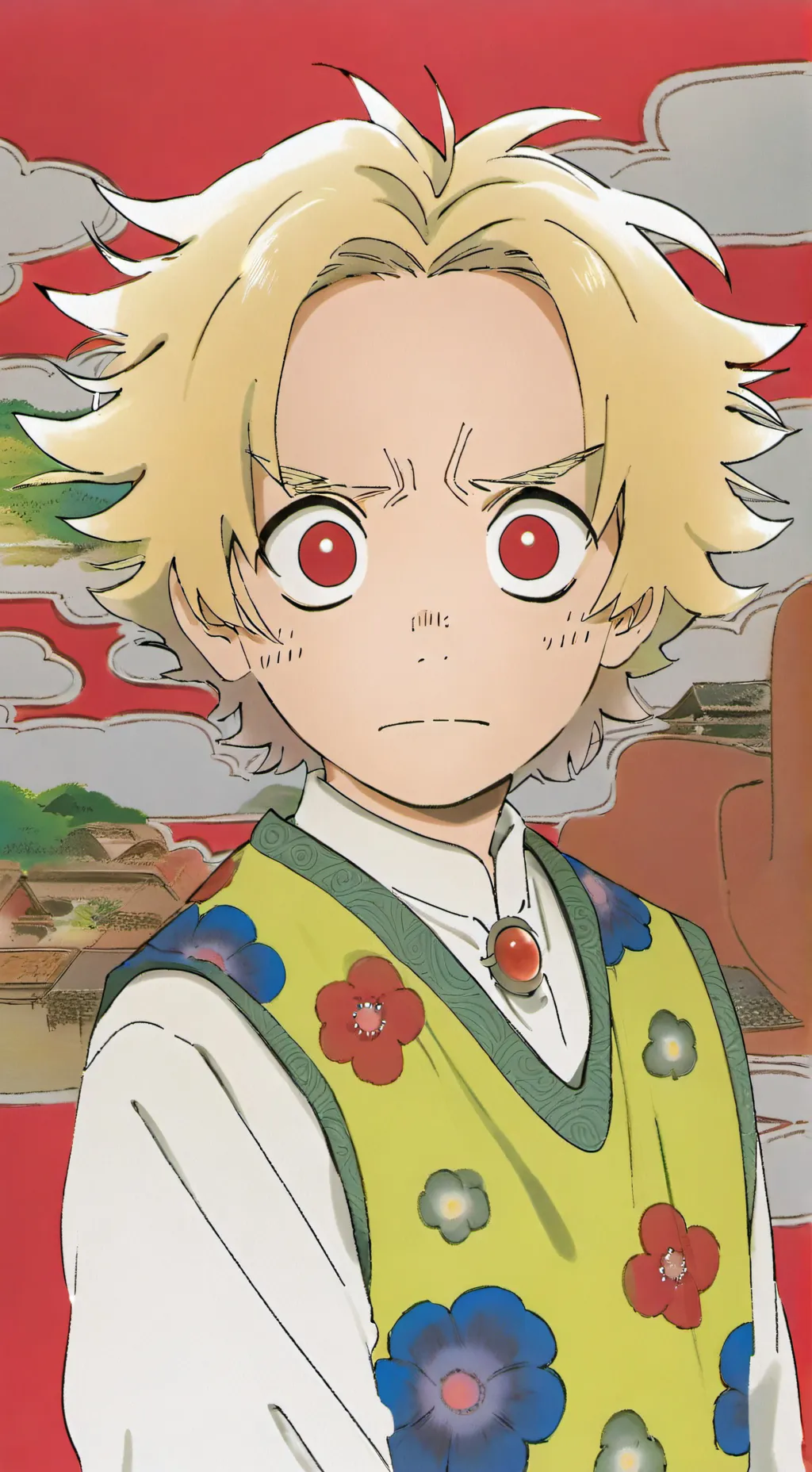 ai character: bakugo background