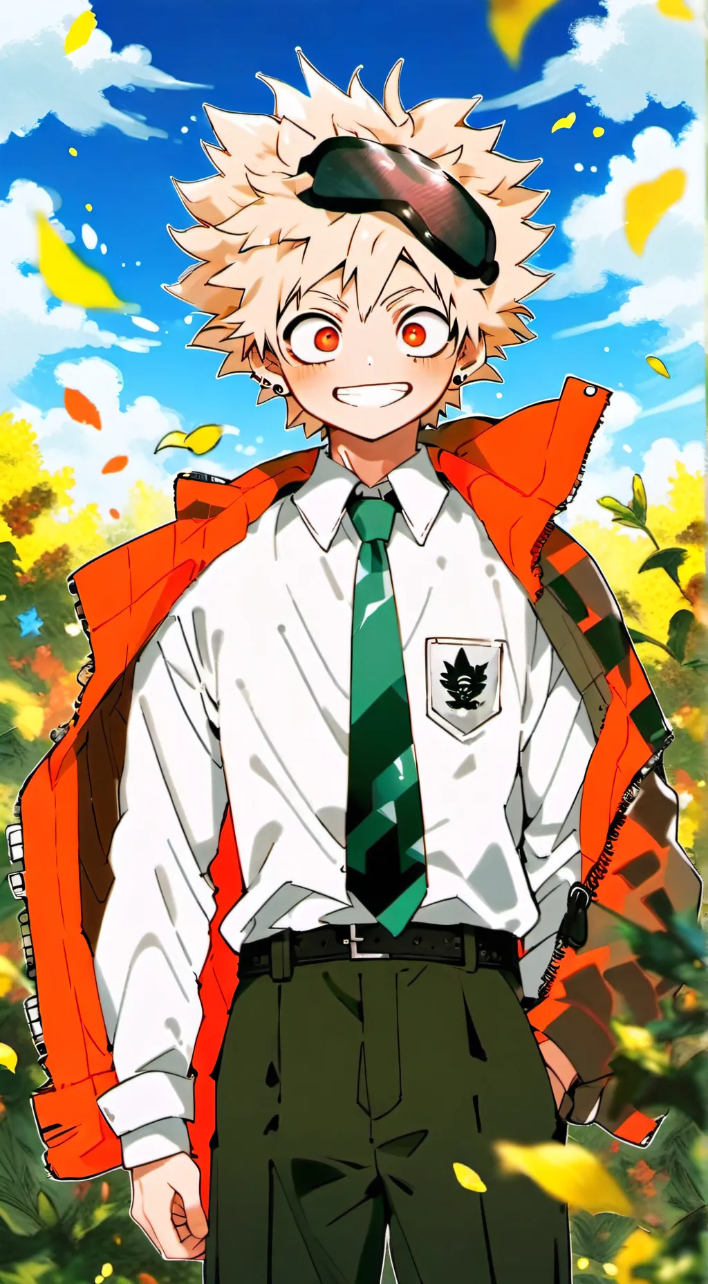 ai character: Bakudeku  background