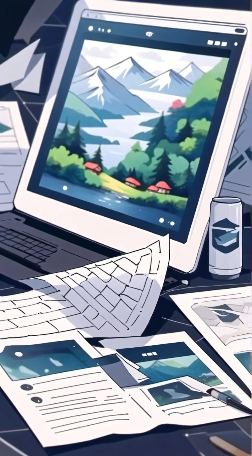 ai character: Me! background