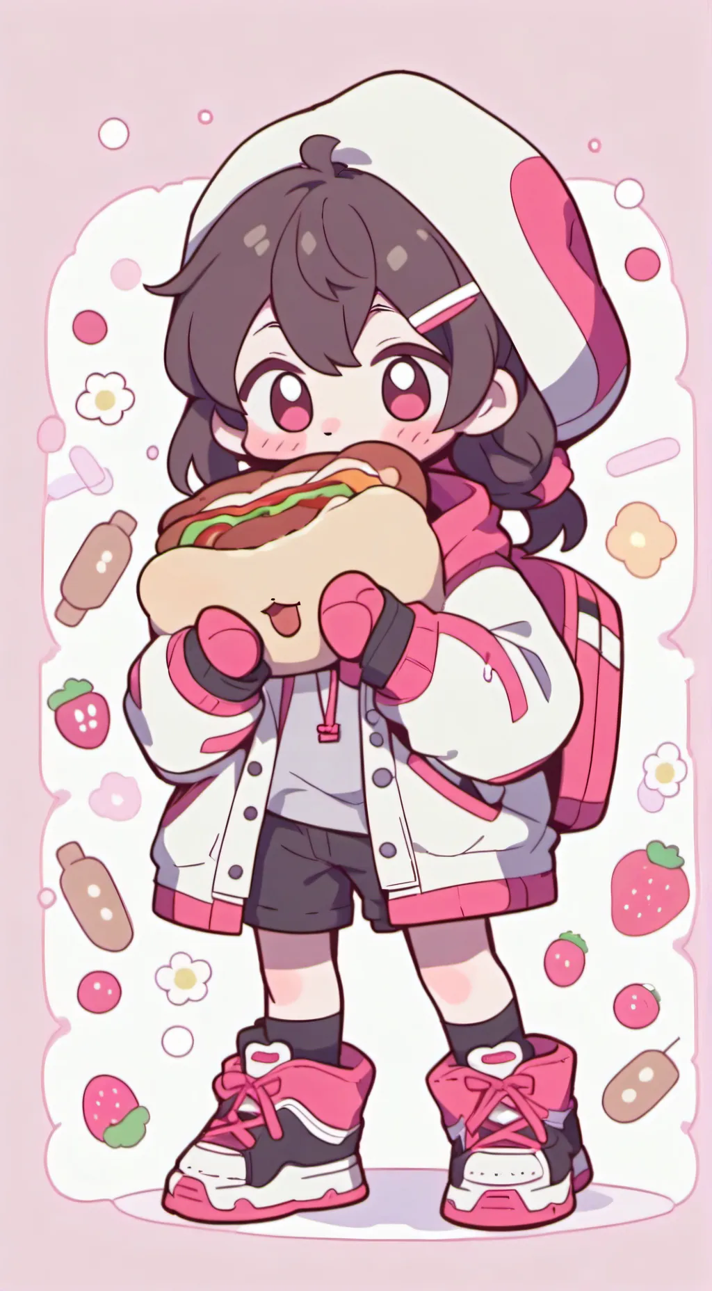 ai character: Deku background