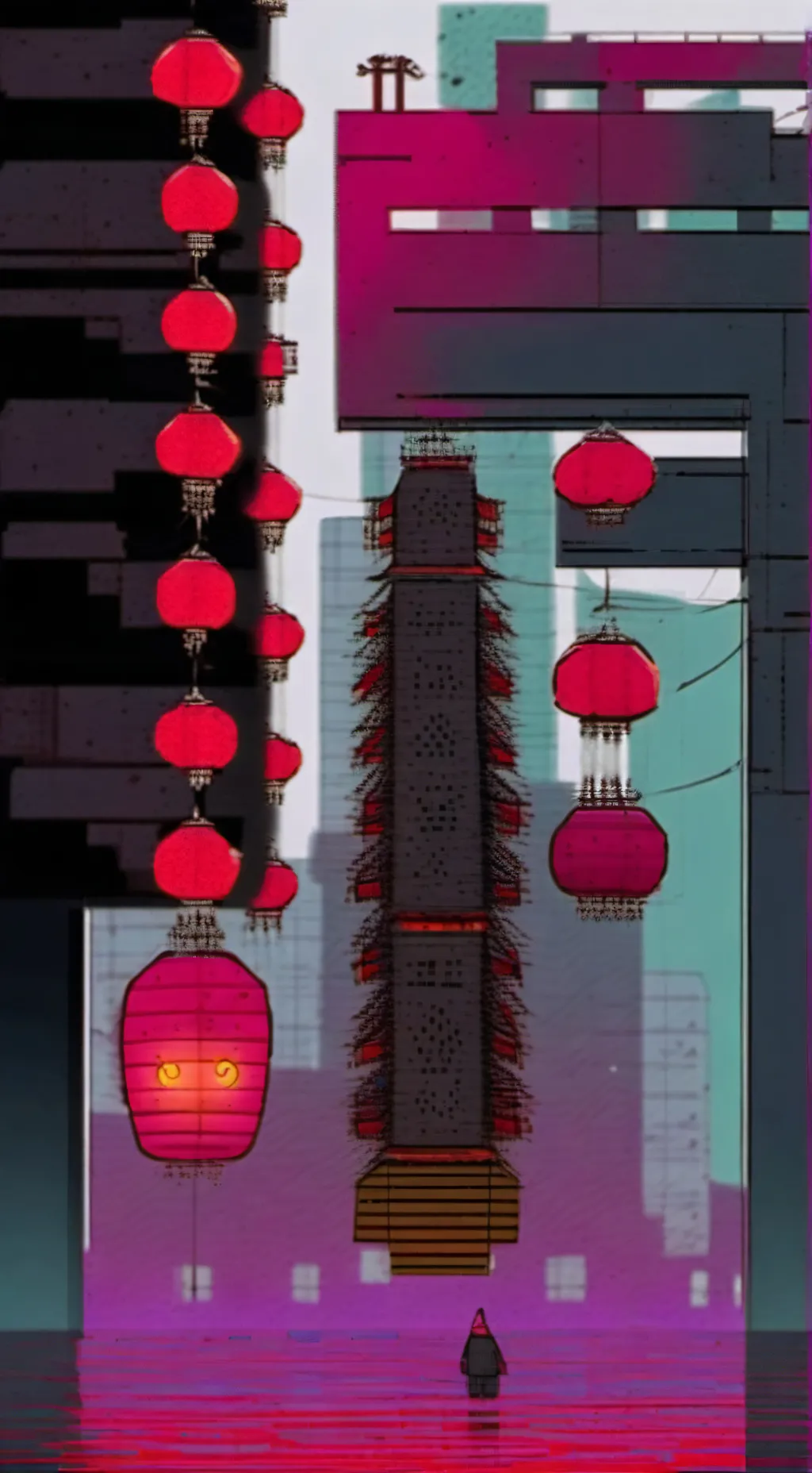 ai character: Triangle guard background